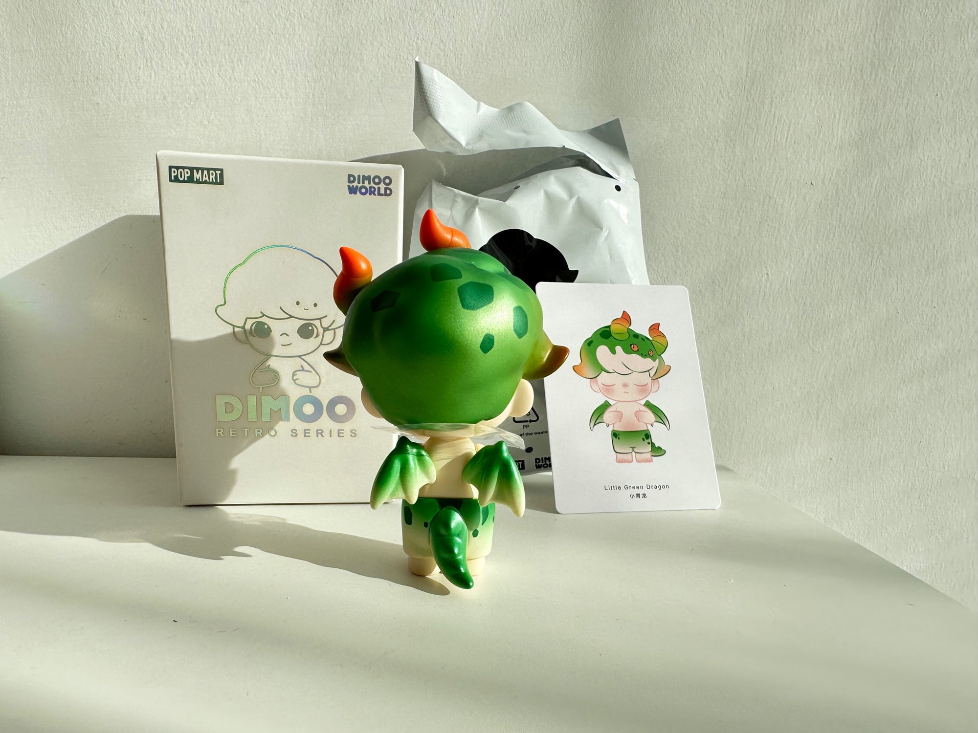 Little Green Dragon - DIMOO Retro Series Figures by POP MART  - 3