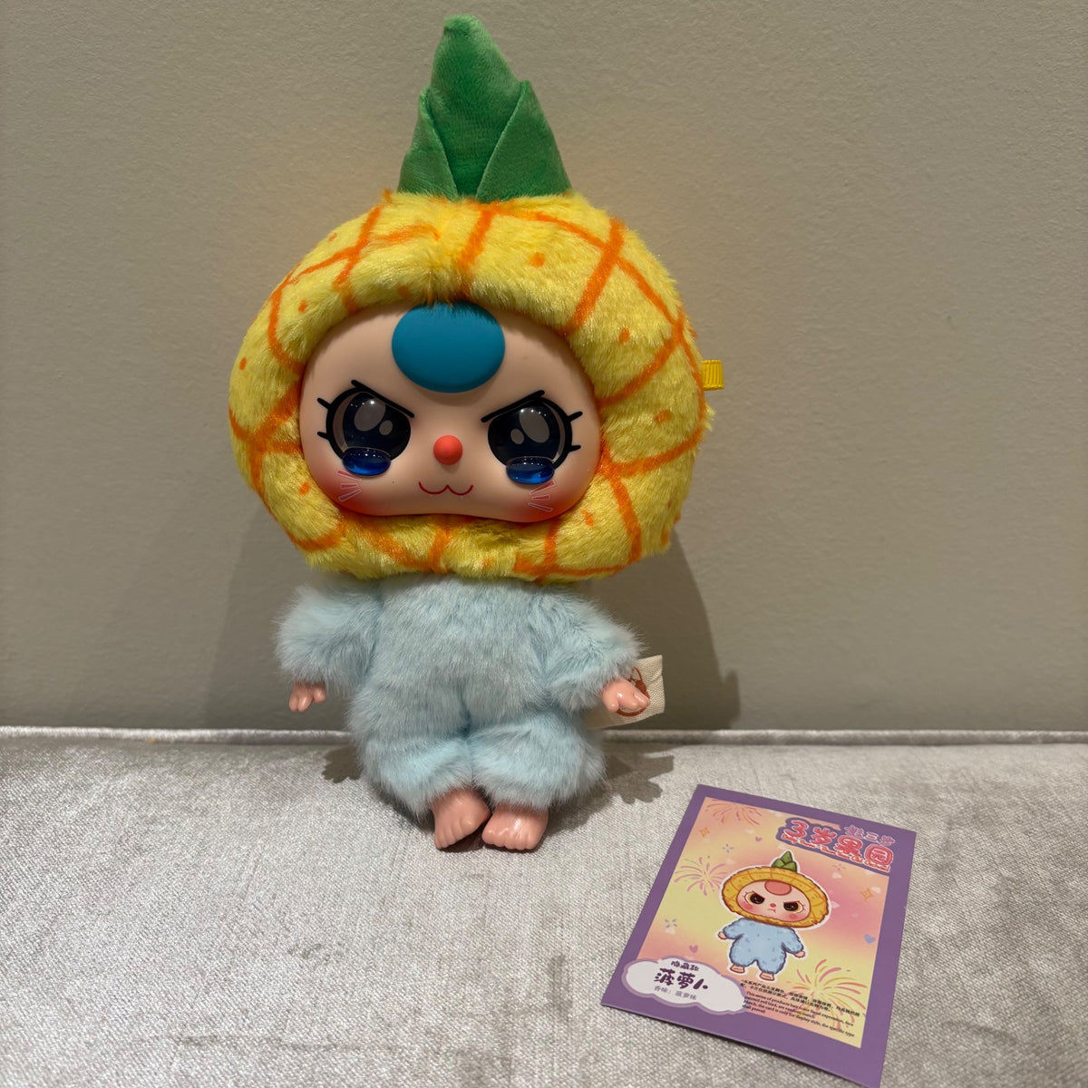 Pineapple Secret/Chaser (crying eyes) - Fruit Plush Dolls by Baby Three - 1