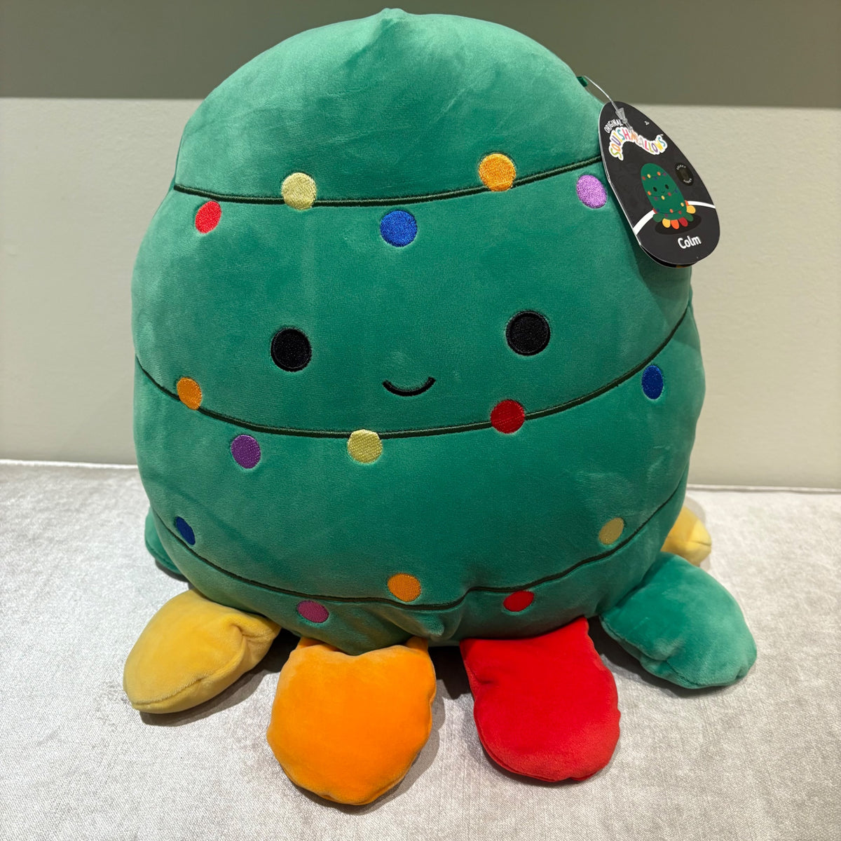 12” Colm the Christmas Tree Octopus - Select Series Website Exclusive by Squishmallows - 1