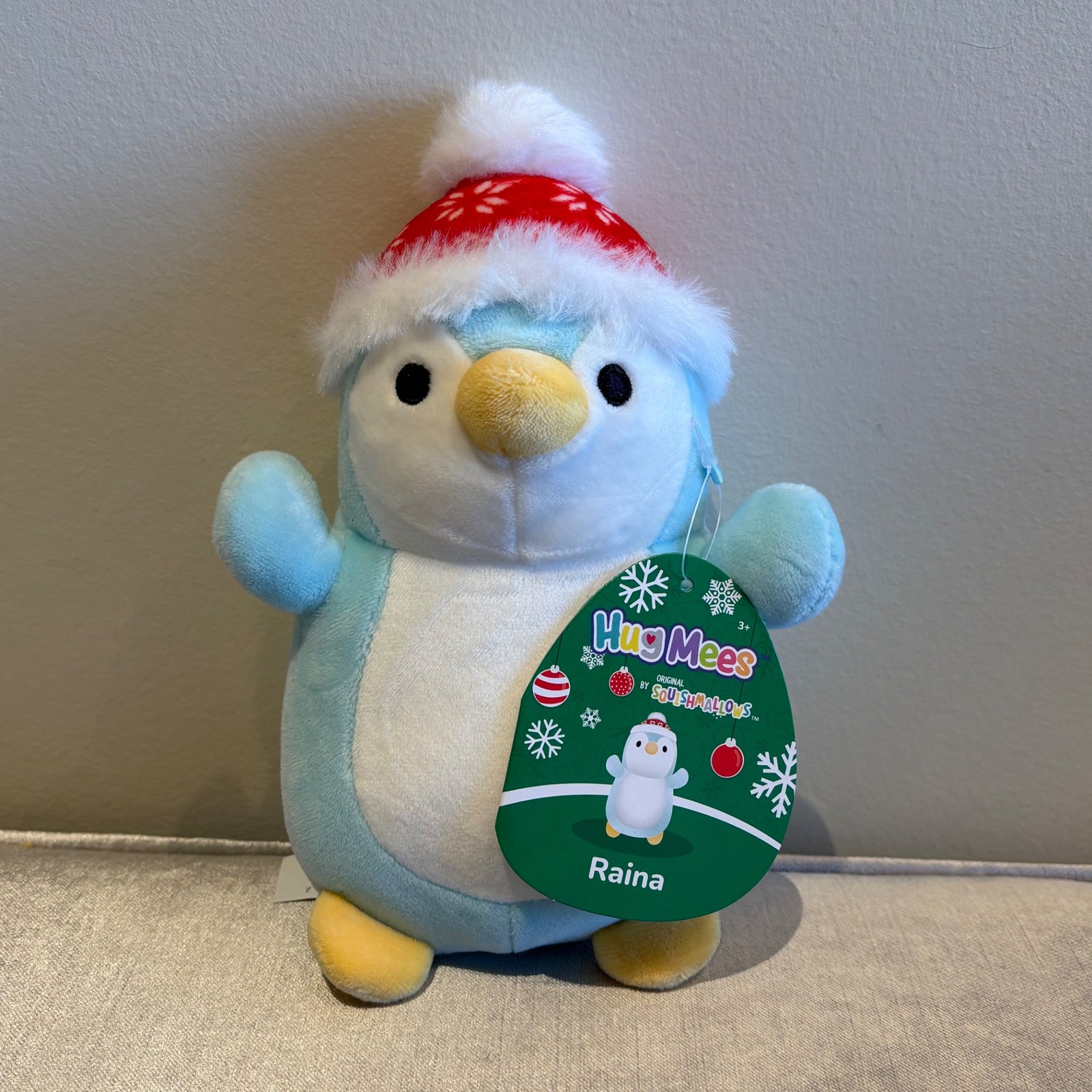 6” Raina the Penguin - Cracker Barrel Exclusive Hugmees by Squishmallows - 1