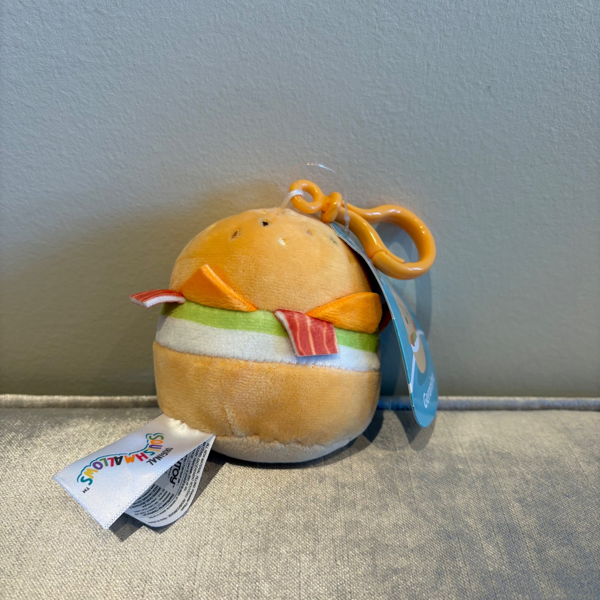 3.5” Clip Geronimo the Breakfast Sandwich by Squishmallows - 1