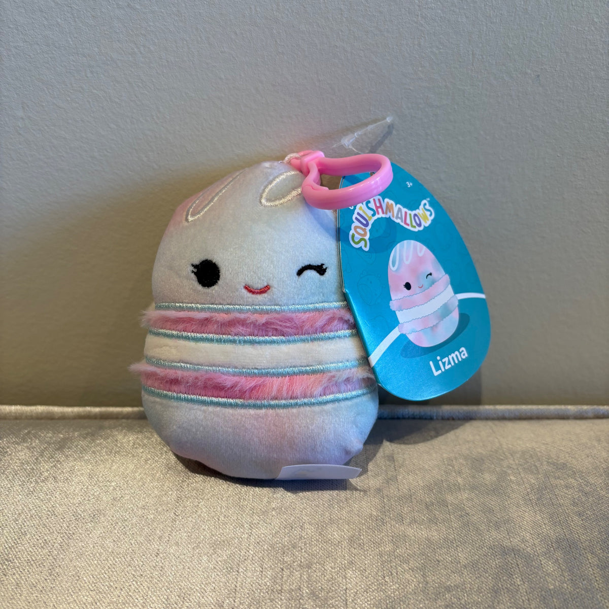 3.5” Clip Lizma the Macaron by Squishmallows - 1