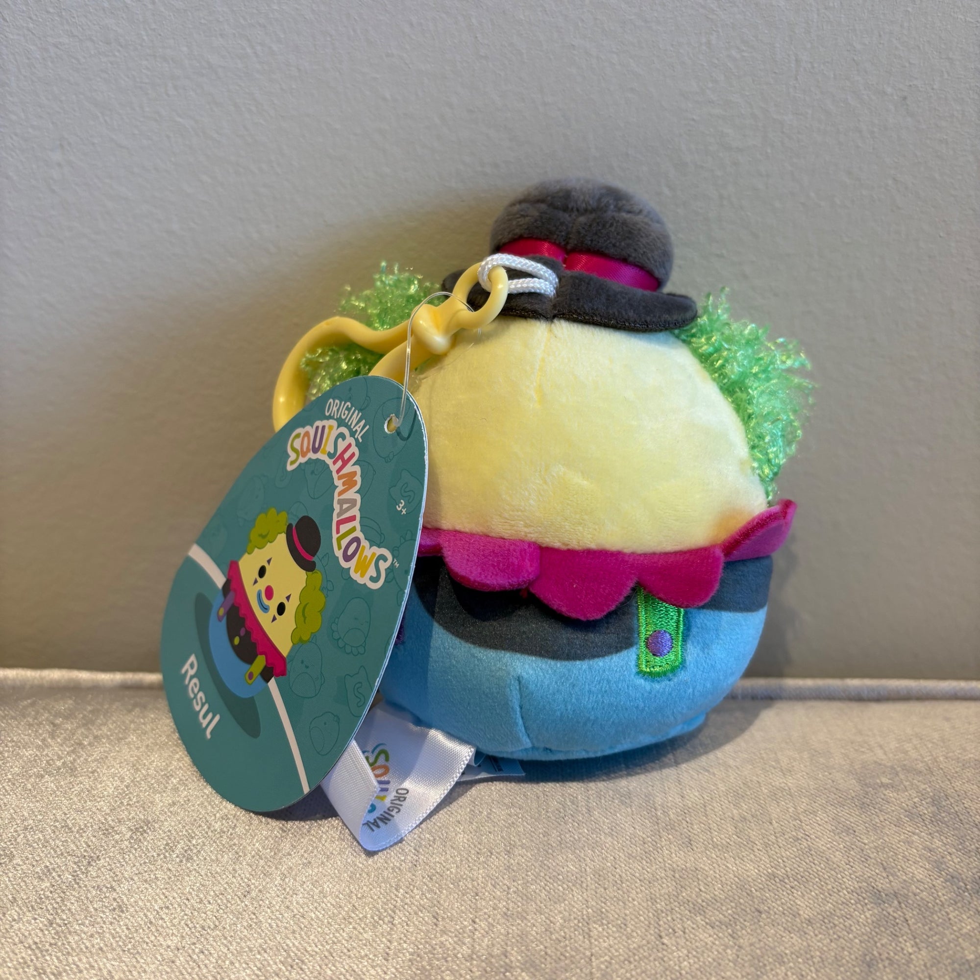 3.5” Clip Resul the Clown by Squishmallows - 1