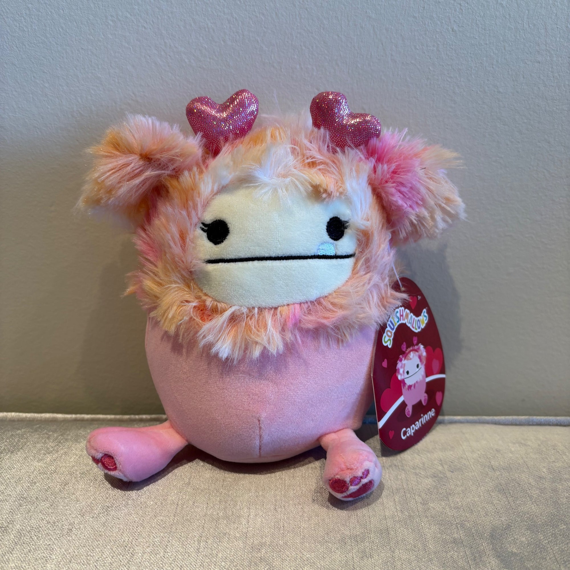 5” Caparinne the Bigfoot (Valentine’s) by Squishmallows - 1