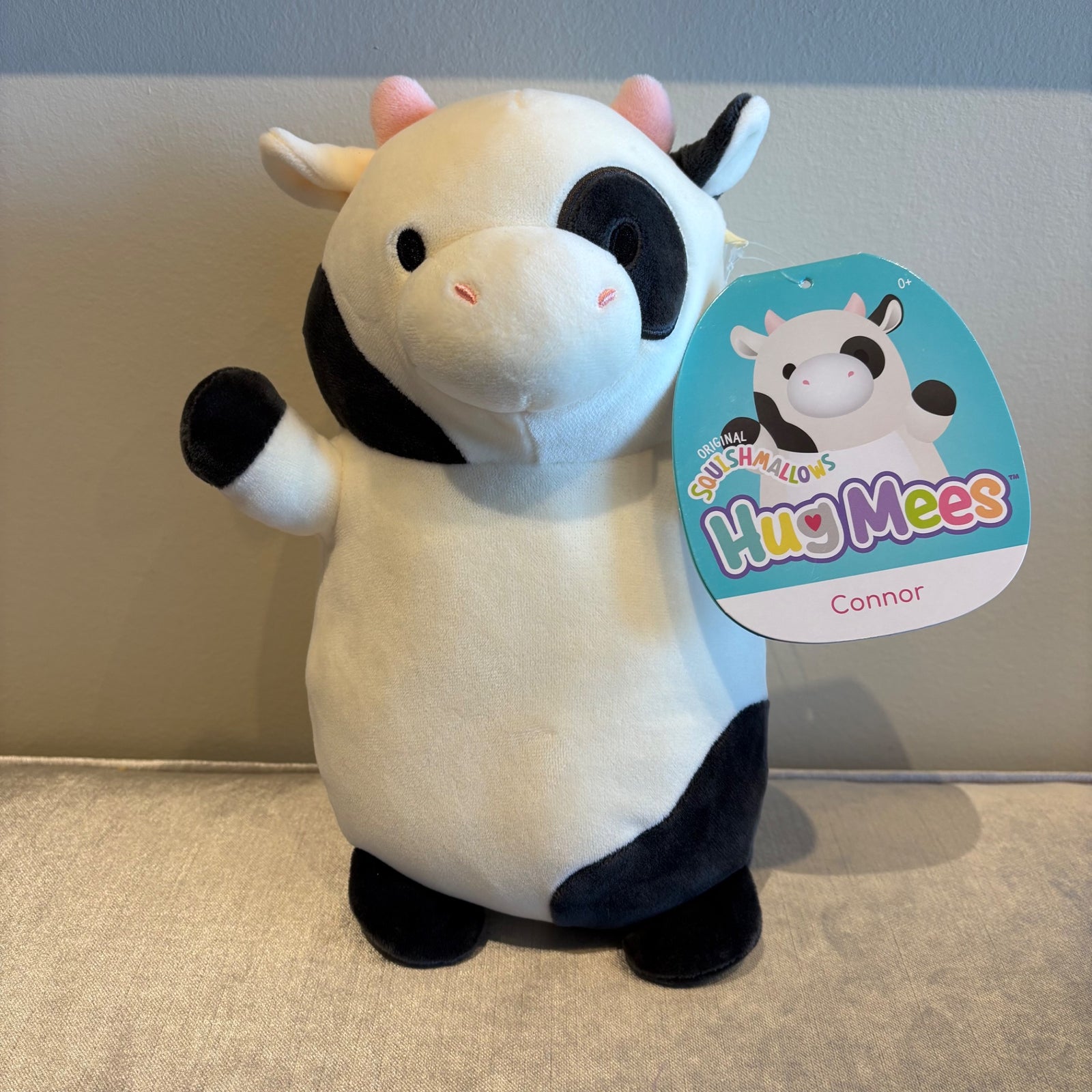 10” Connor the Cow - Hugmees by Squishmallows - 1