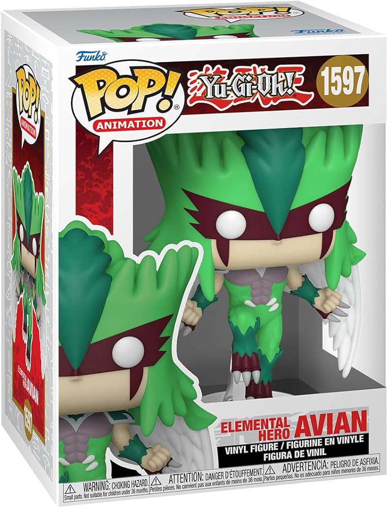 Funko POP! Yu-Gi-Oh! - Elemental Hero Avian #1597 Pop Vinyl Figure - 1