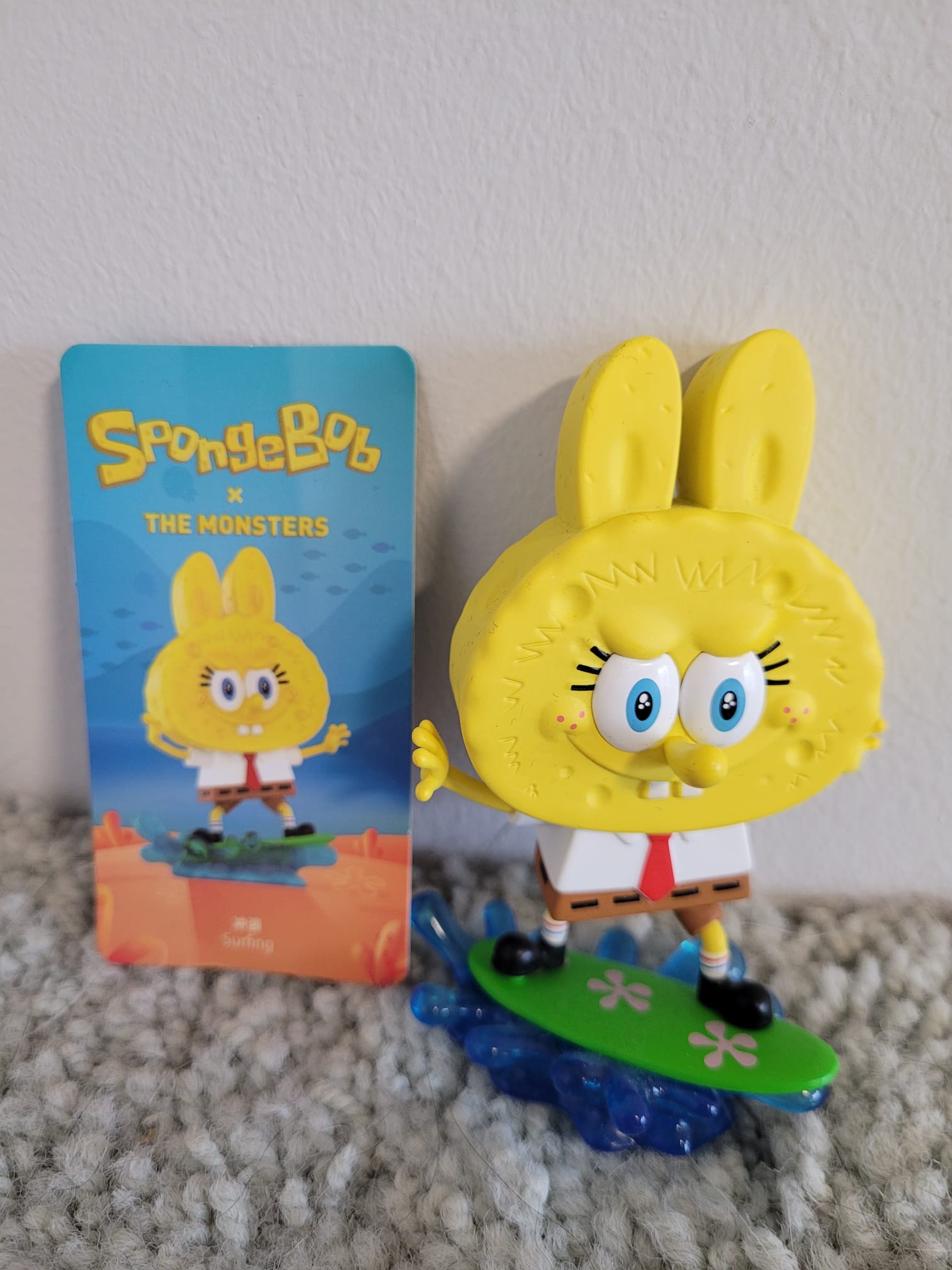 Labubu Surfing - Spongebob X The Monsters - Popmart - 1