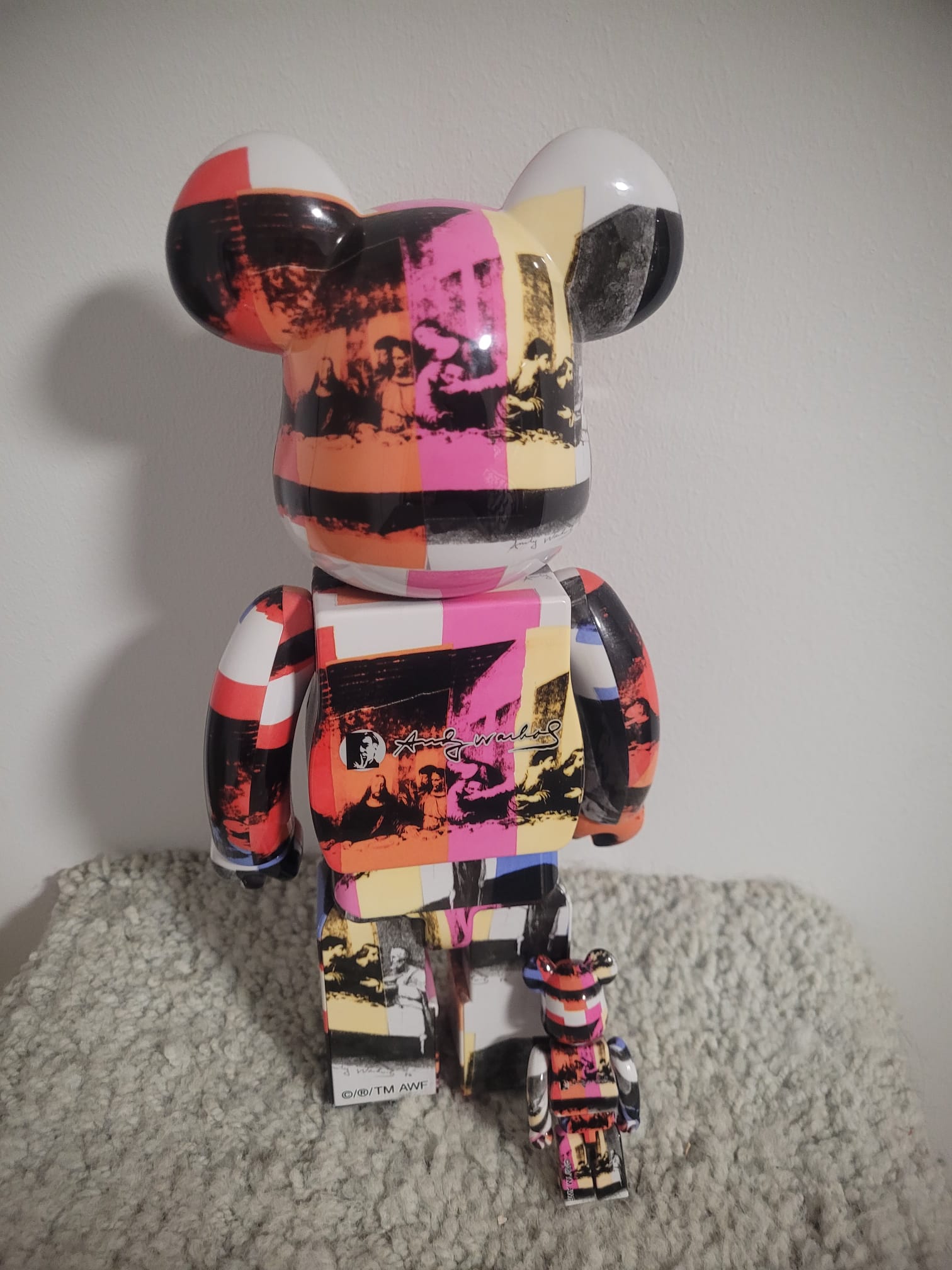 Andy Warhol The Last Supper 400% and 100% - BearBrick - Medicom - 1