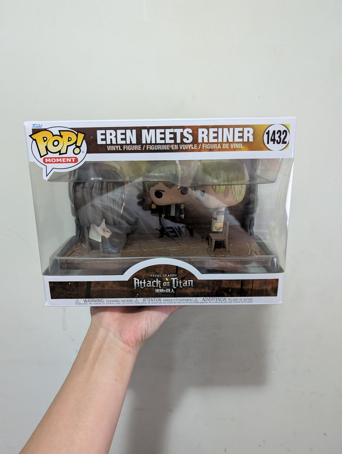 Funko POP! Attack on Titan - Eren Meets Reiner #1432 Pop Vinyl Moment - 1