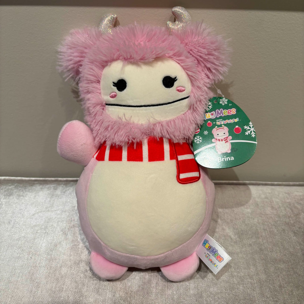 10&quot; Brina the Winter Bigfoot - Hugmees by Squishmallows - 1