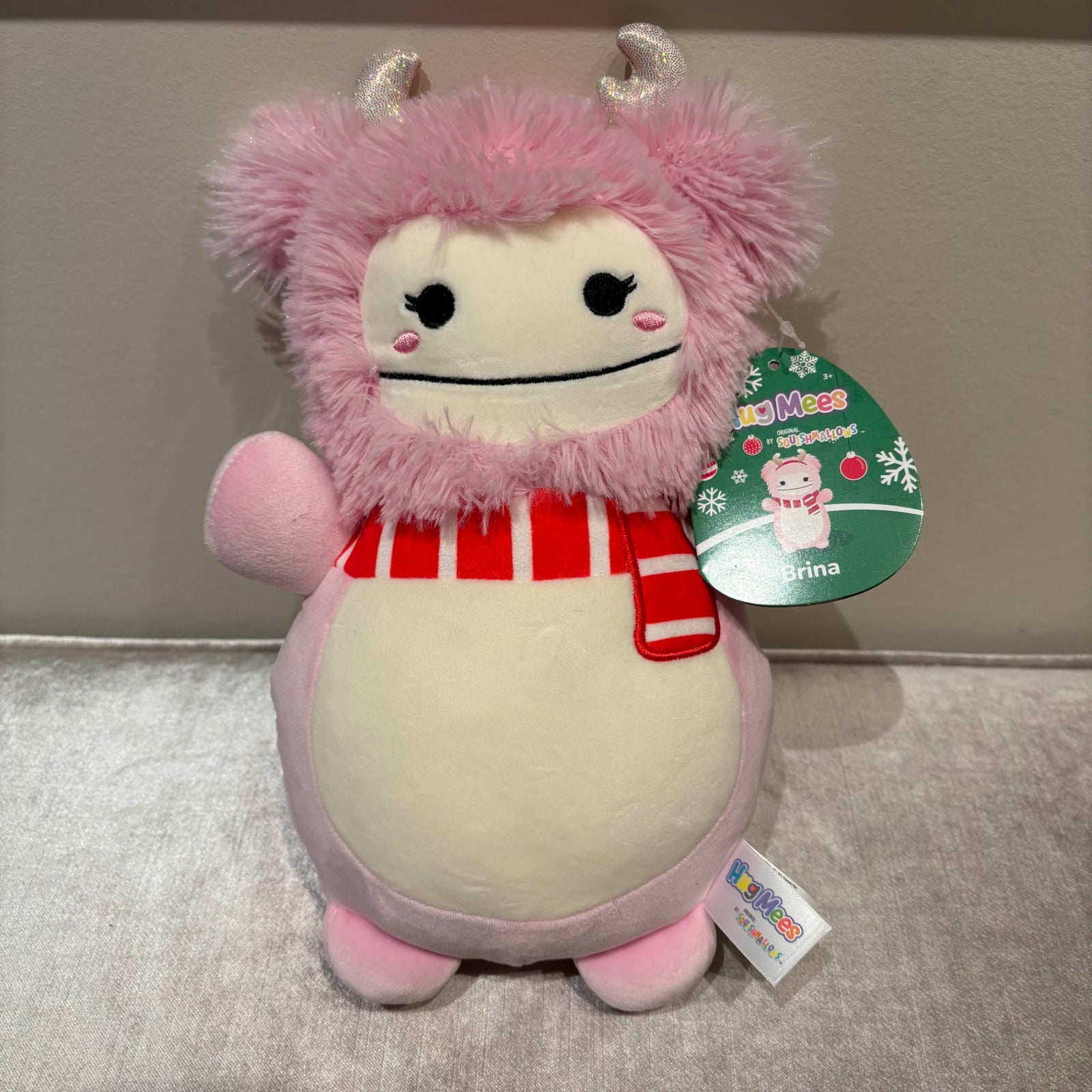 10" Brina the Winter Bigfoot - Hugmees by Squishmallows - 1