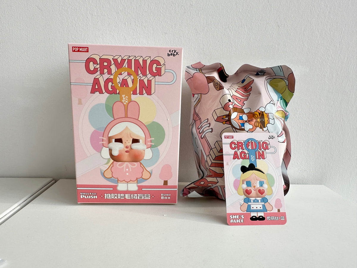 She&#39;s Alice - CRYBABY Crying Again Series-Vinyl Face Plush by POP MART - 1