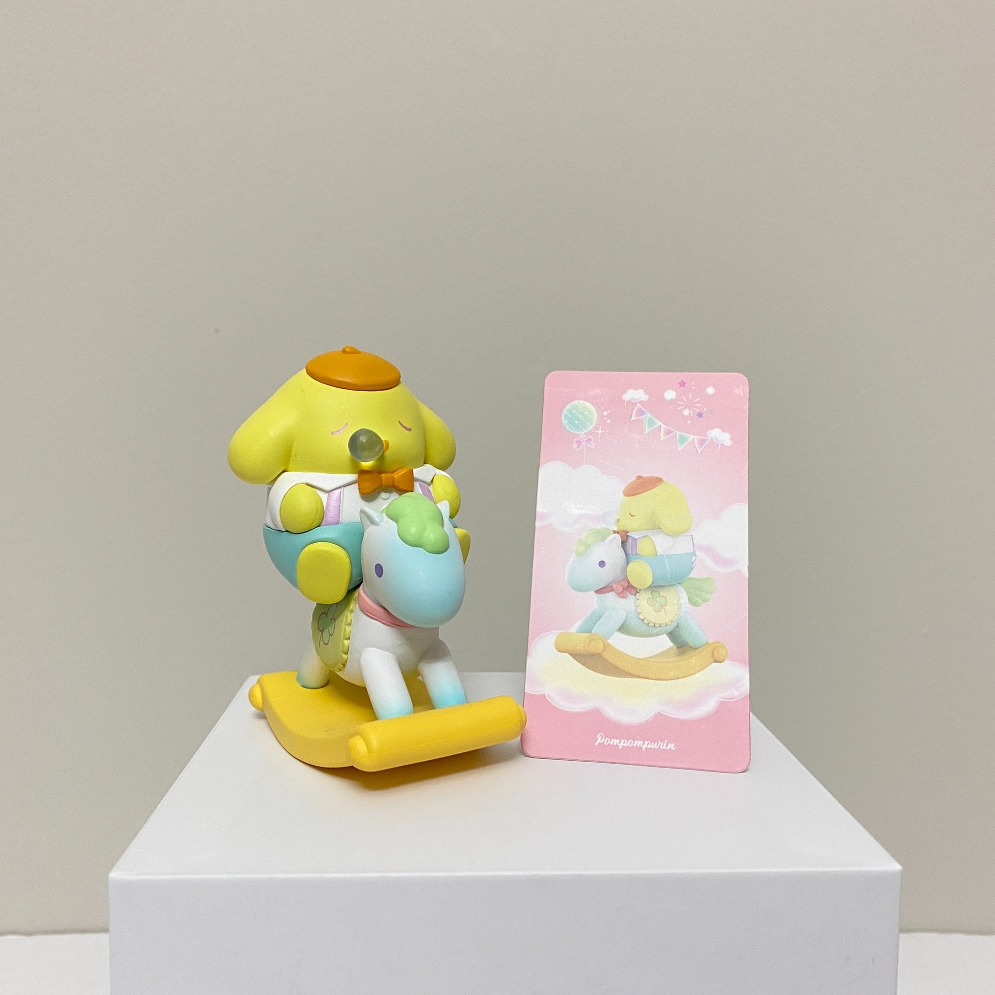 Pompompurin Sanrio Childlike Heart Rocking Horse Series - MINISO - 1