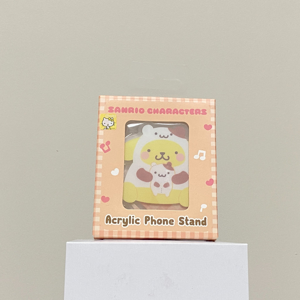 Pompompurin Sanrio Acrylic Phone Stand - 1