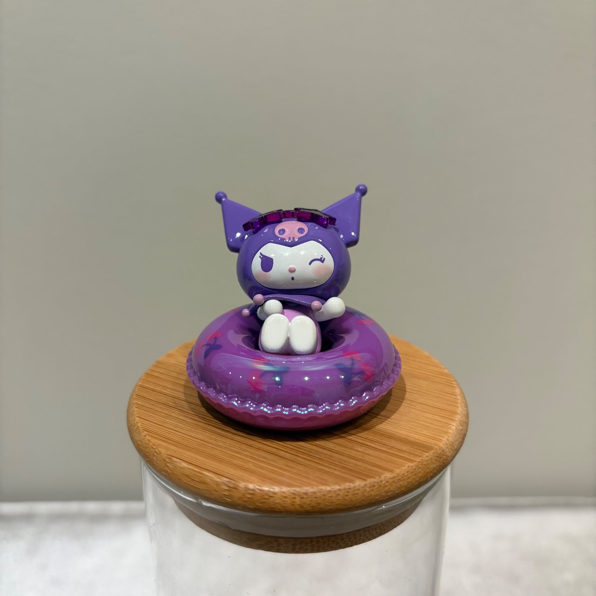 Kuromi (Oil Spill Variant) - Sanrio Swimming Tube Time Miniature by TOP TOY - 1