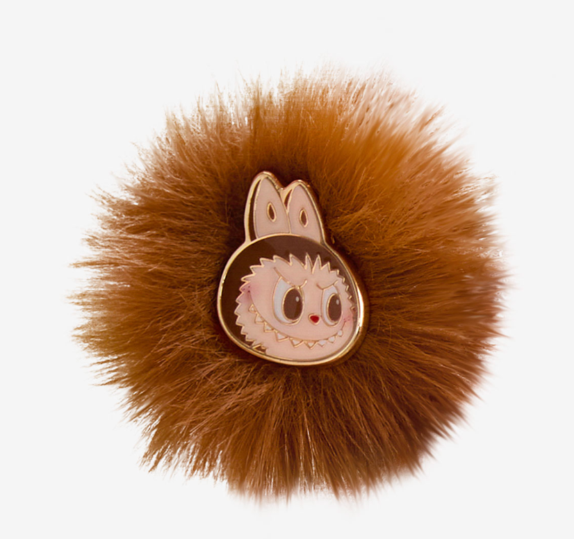 Warm Fluffy Holiday Series-LABUBU Pompom Ring - 1