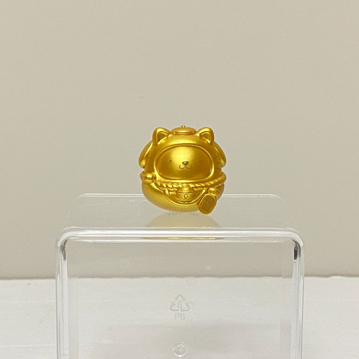 Pompompurin Sanrio Lucky Cat Daruma Miniature Series 2 Gold Variant - Top Toy - 1