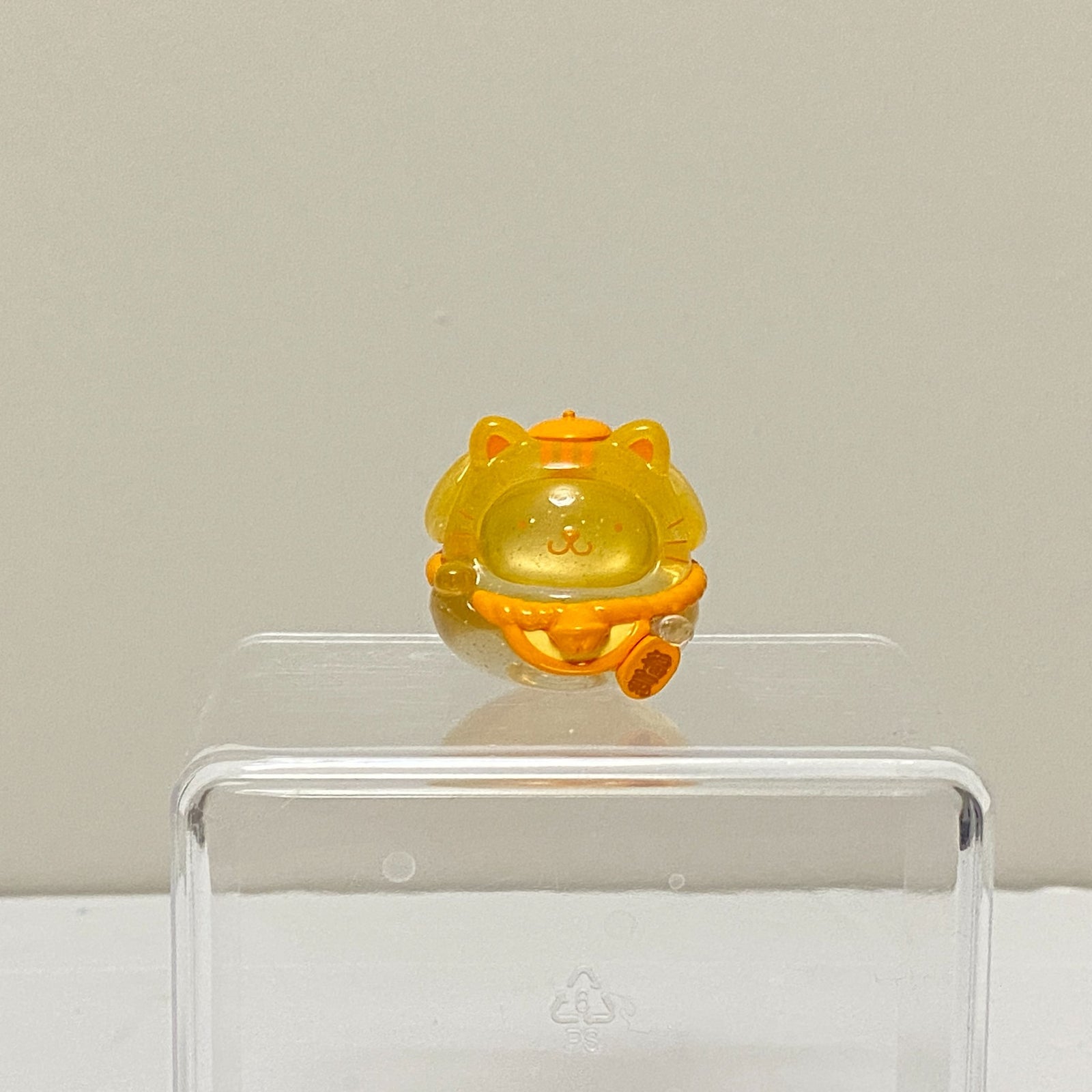 Pompompurin Sanrio Lucky Cat Daruma Miniature Series 2 Rare Clear Variant - Top Toy - 1