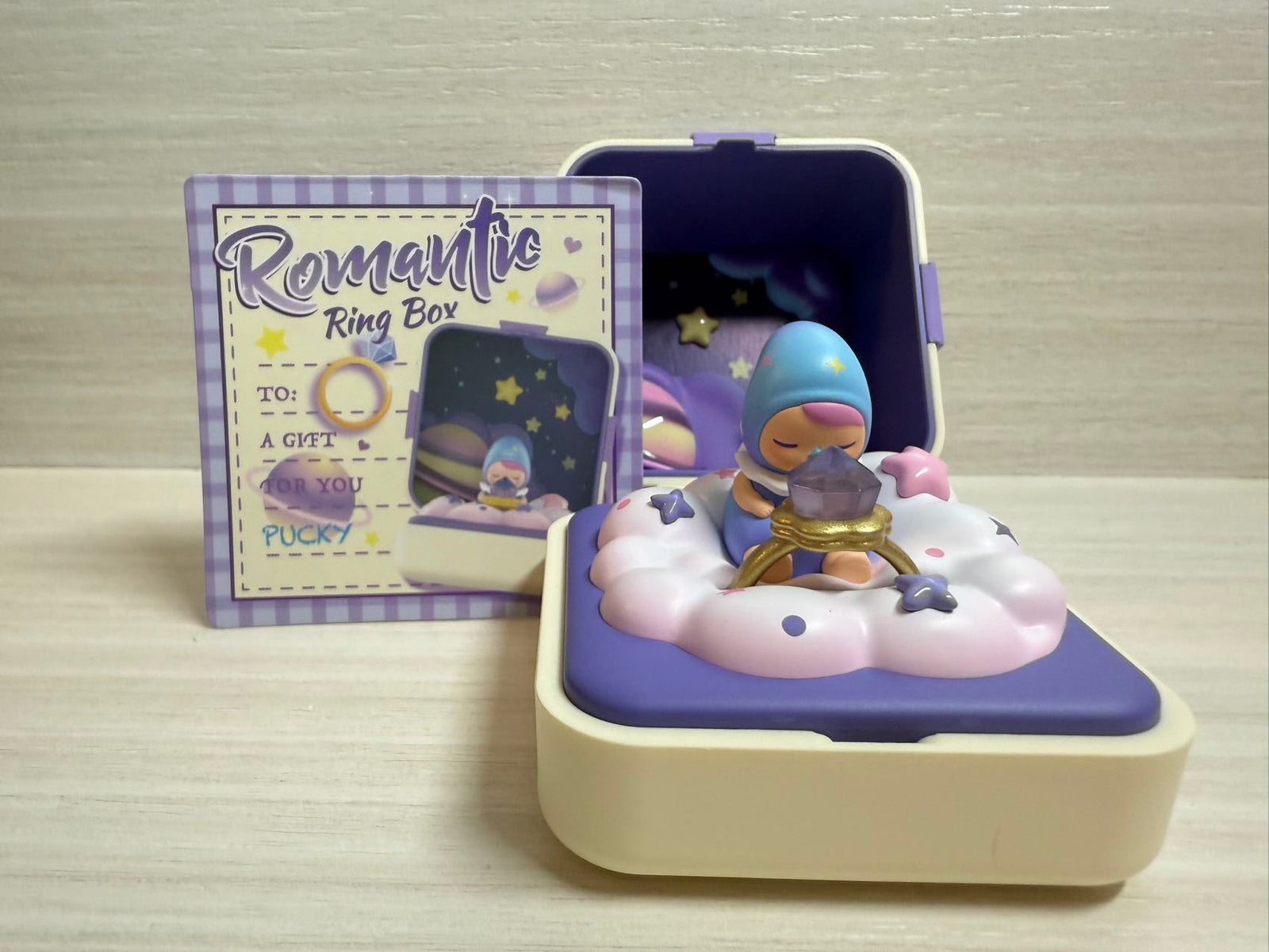 PUCKY - Popmart Romantic Ring Box Series 1  - 1