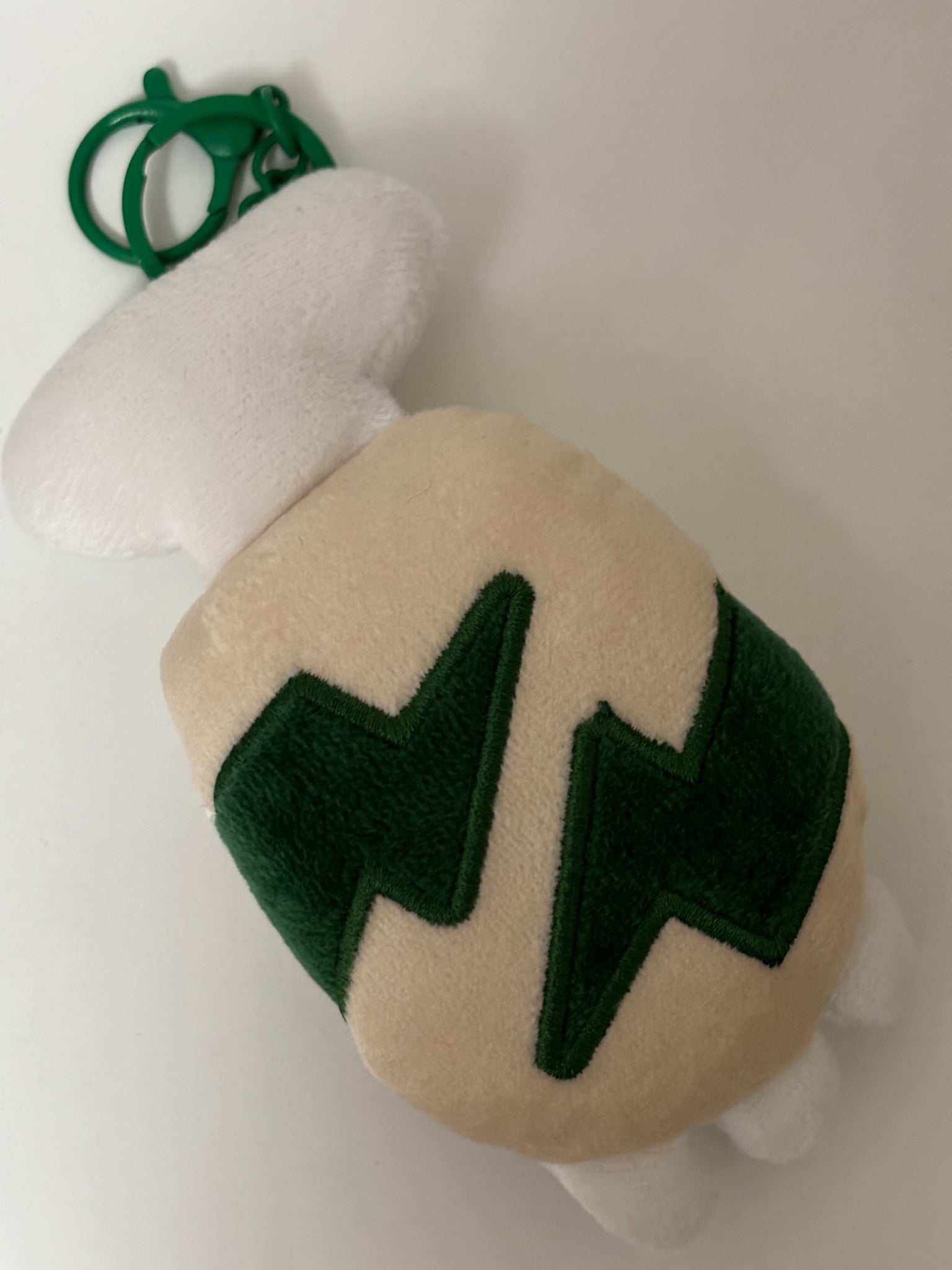 White and Green - JollyBeast Plush Lucky Charm - 1