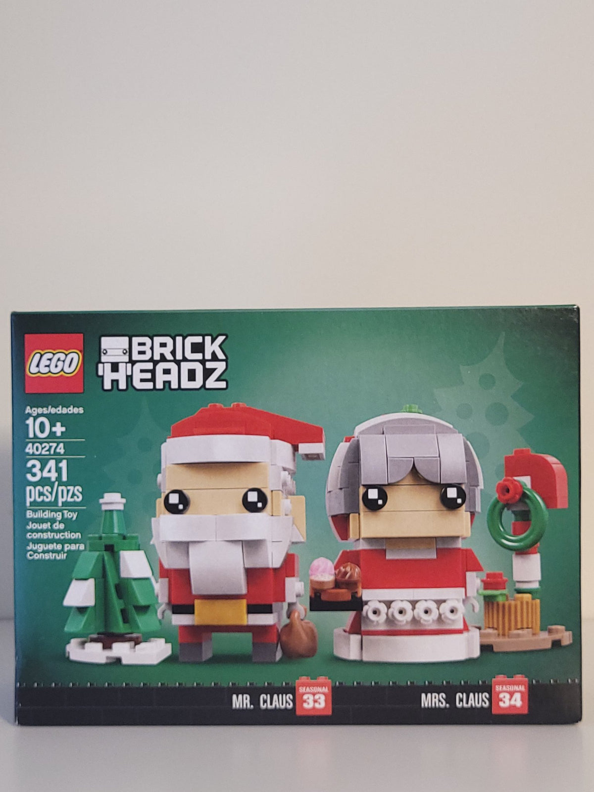 Lego 40274 - Brickheadz Mr &amp; Mrs Claus (2018) - 1