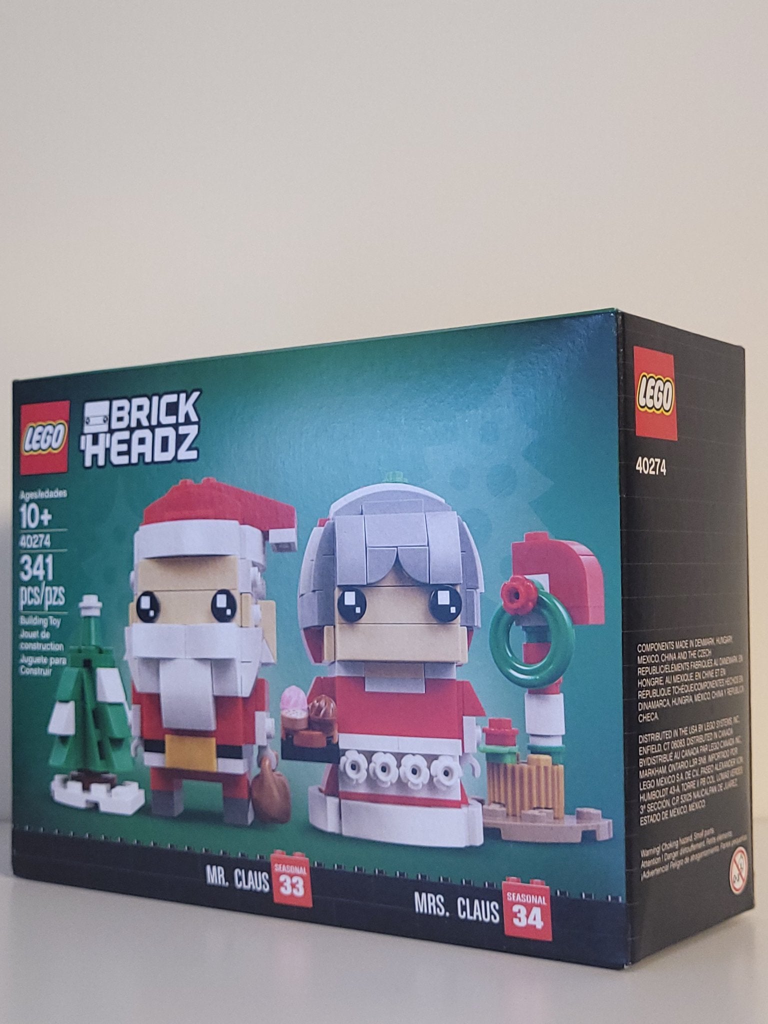 Lego 40274 - Brickheadz Mr & Mrs Claus (2018) - 3