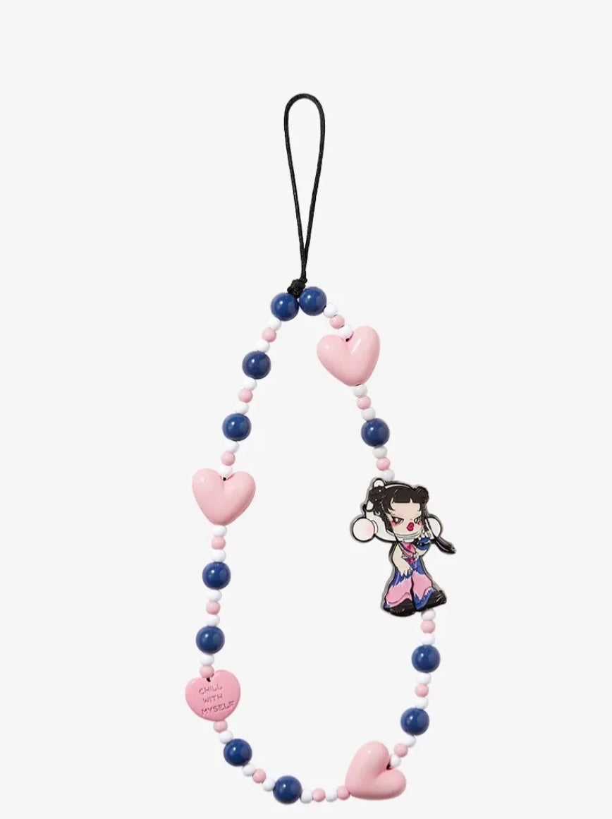 Denim Color - Skullpanda Cheers to Myself Phone Charm - 1