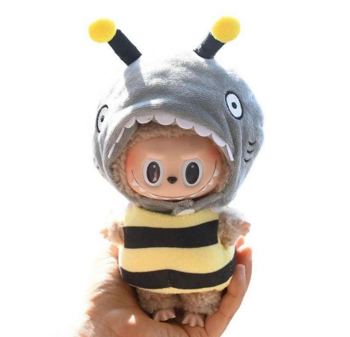 Shark -Bee Outfit - Labubu Clothes - 1