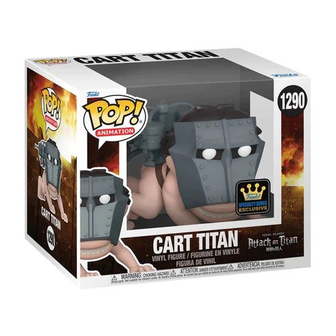 Funko POP! Attack on Titan - Cart Titan #1290 (6-inch) Pop Vinyl Figure - 1