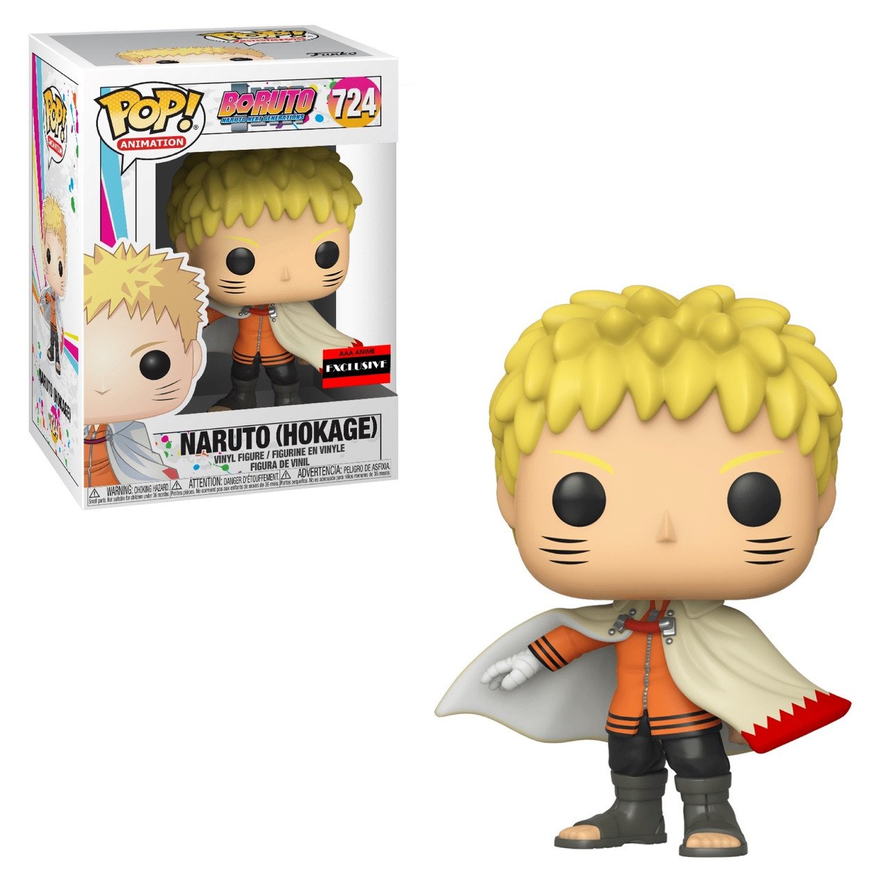 Funko POP! Boruto: Naruto Next Generations - Naruto (Hokage) #724 Pop Vinyl Figure - 1