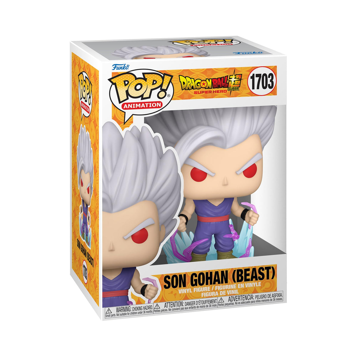 Funko POP! Dragonball Super: Super Hero - Son Gohan (Beast) #1703 Pop Vinyl Figure - 1