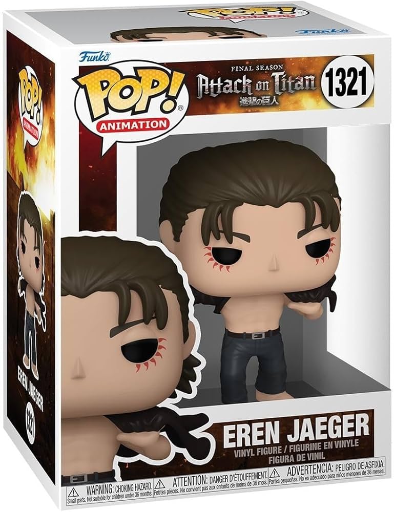 Funko POP! Attack on Titan - Eren Jaeger #1321 Pop Vinyl Figure - 1