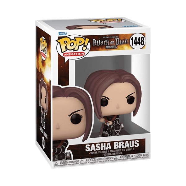 Funko POP! Attack on Titan - Sasha Braus #1448 Pop Vinyl Figure - 1