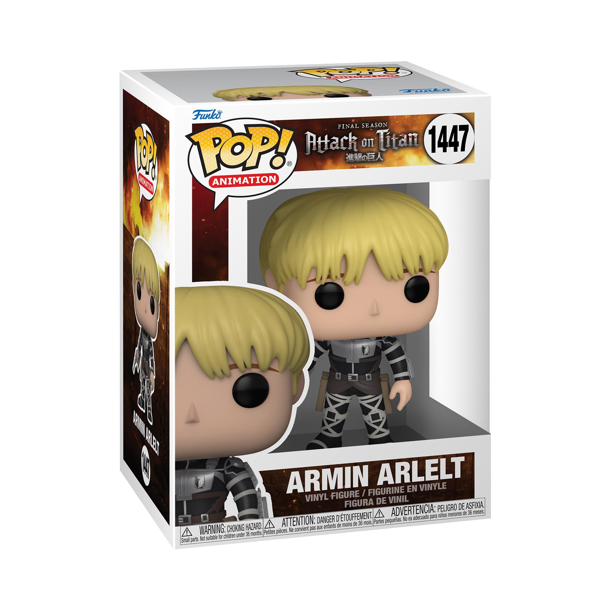 Funko POP! Attack on Titan - Armin Arlelt #1447 Pop Vinyl Figure - 1