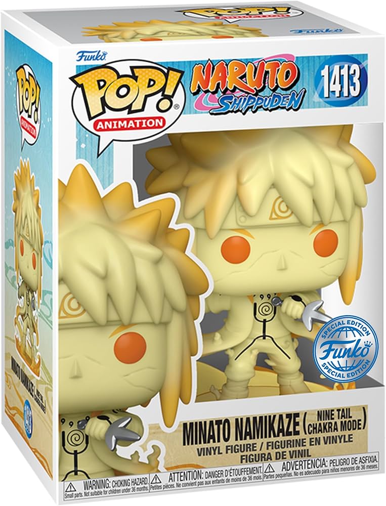 Funko POP! Naruto: Shippuden - Minato Namikaze (Nine Tail Chakra Mode) #1413 Pop Vinyl Figure - 1