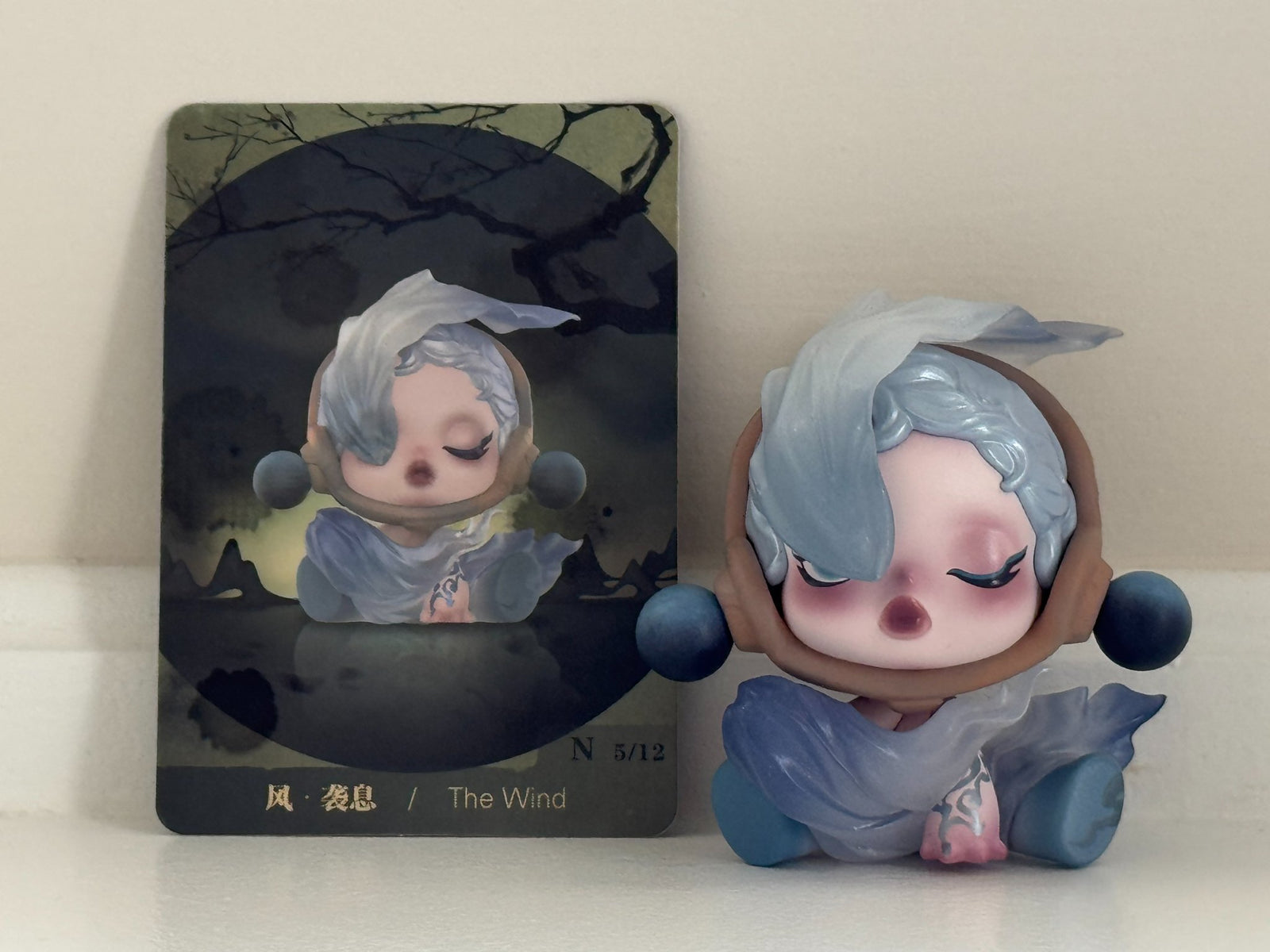 The Wind - SKULLPANDA The Ink Plum Blossom Series by POP MART - 1