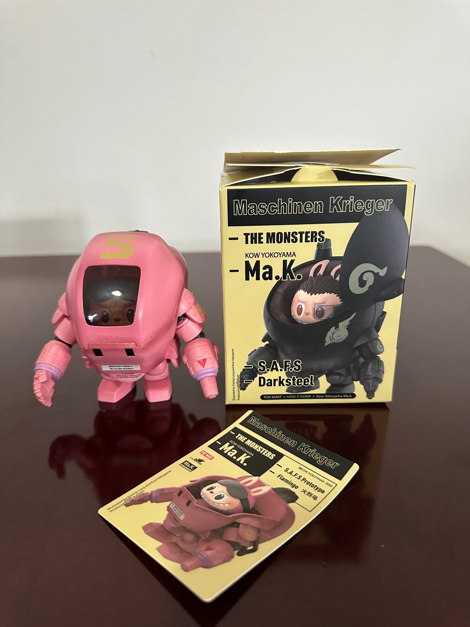 S.A.F.S Prototype Flamingo - The Monsters x Kow Yokoyama Ma.K. - Pop Mart - 1