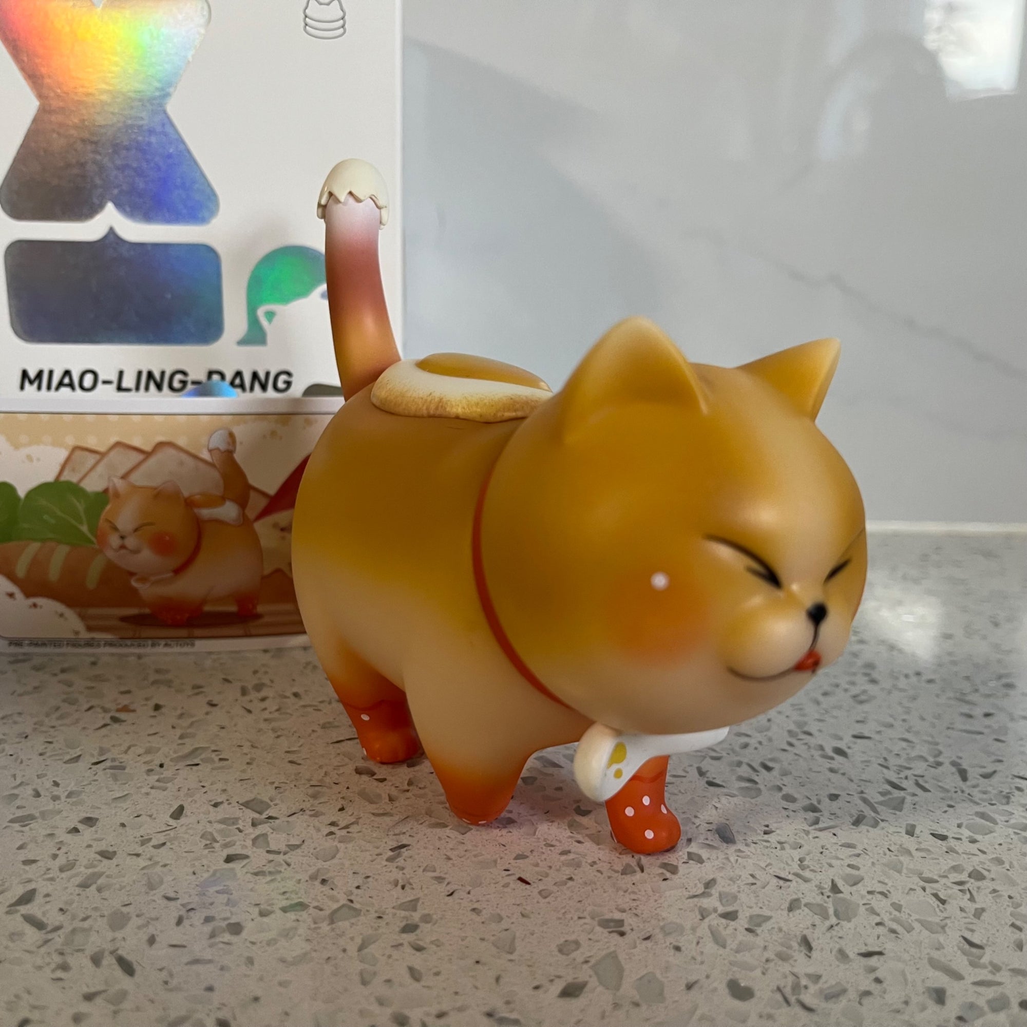 Omelette Cat - Cat Bell Miao Ling Dang Collection Series by ACTOYS - 1