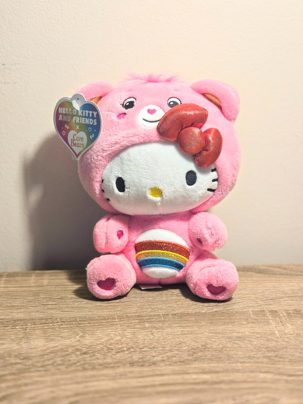 Hello Kitty - Sanrio X Care Bear Plushie w/Tag - 1