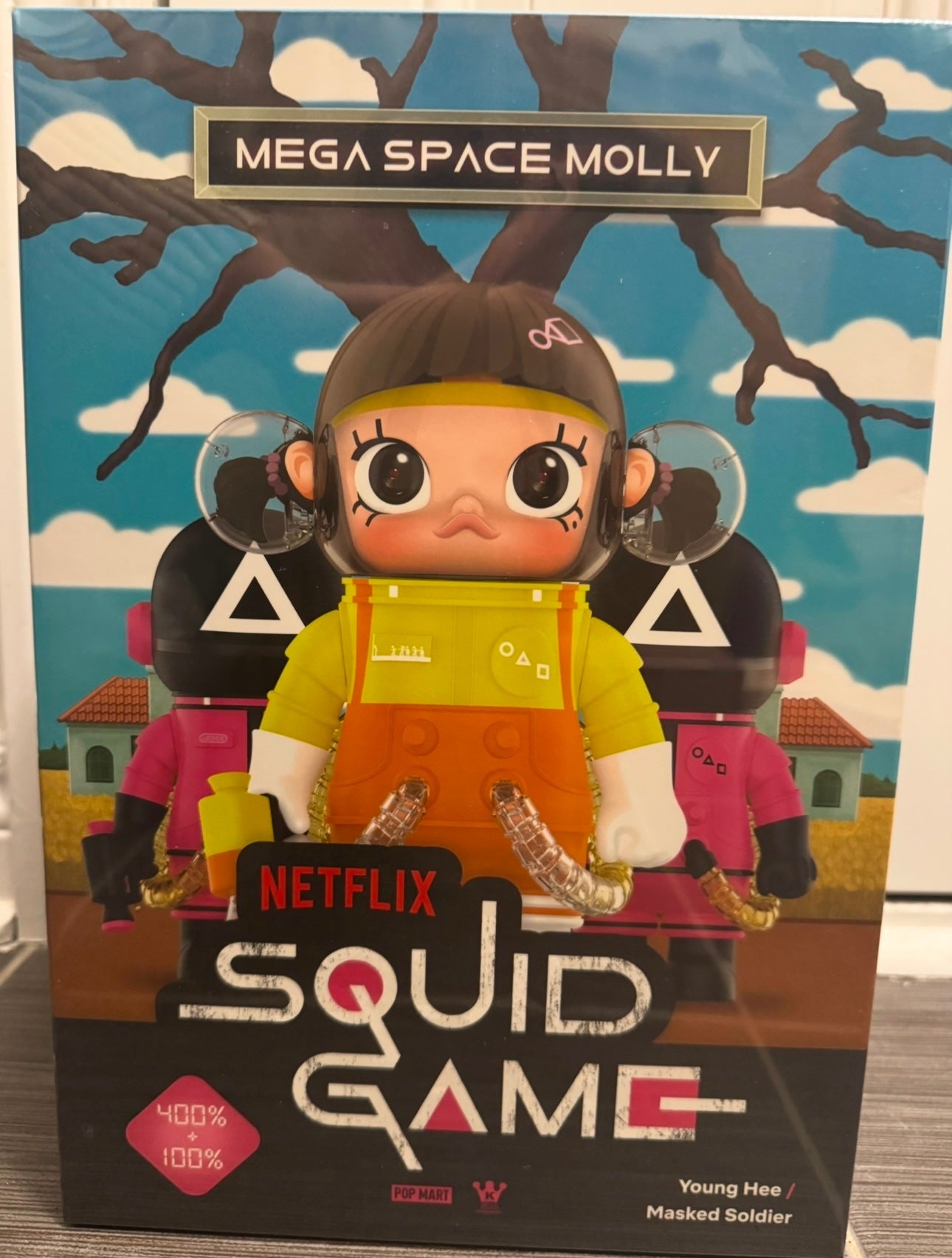 Mega Space Molly Squid Game 400% and 100% set Blind Box - Pop Mart - 1