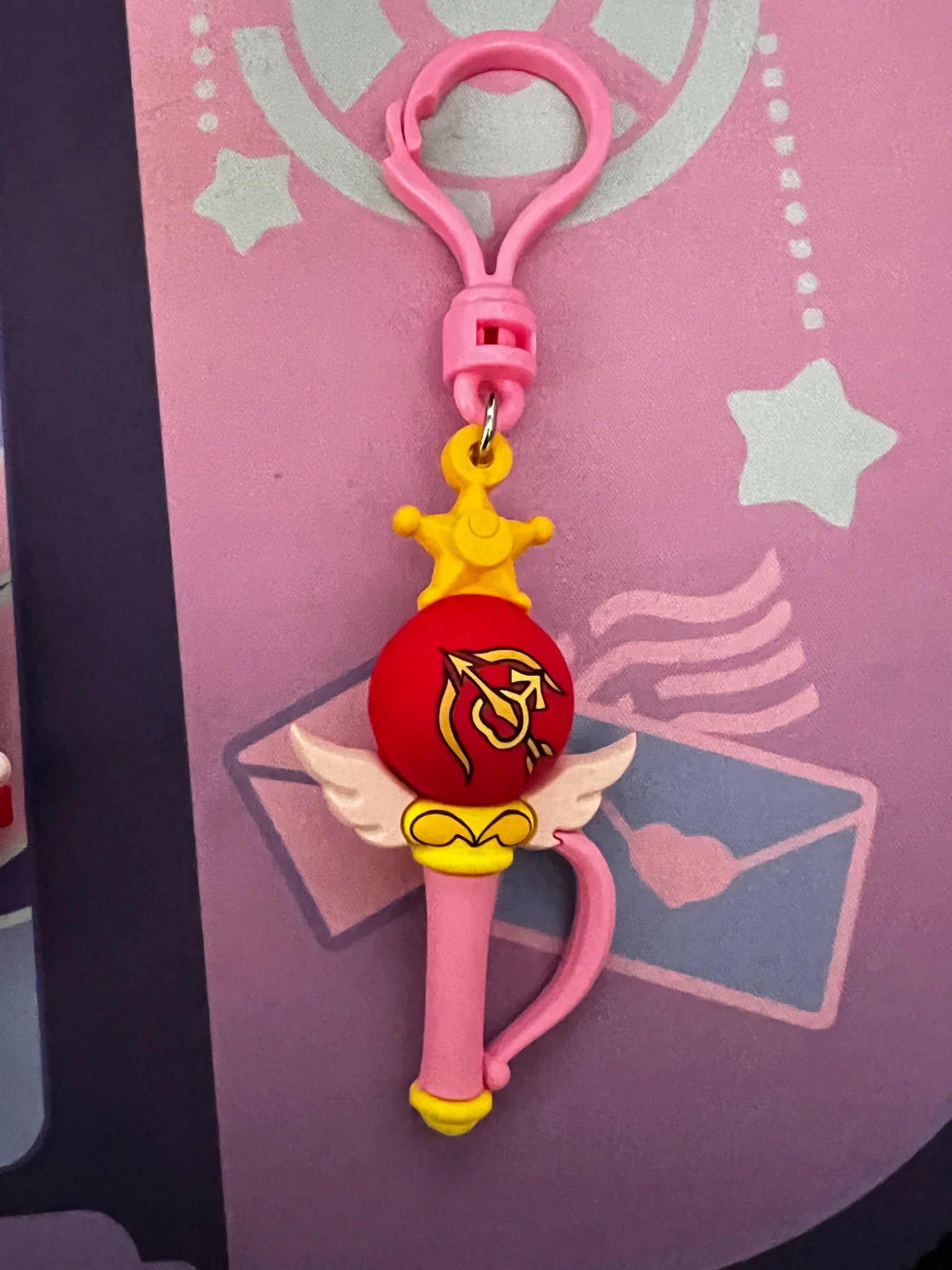 Sailor Mars Wand - Sailor Moon Keychain - Bandai - 1