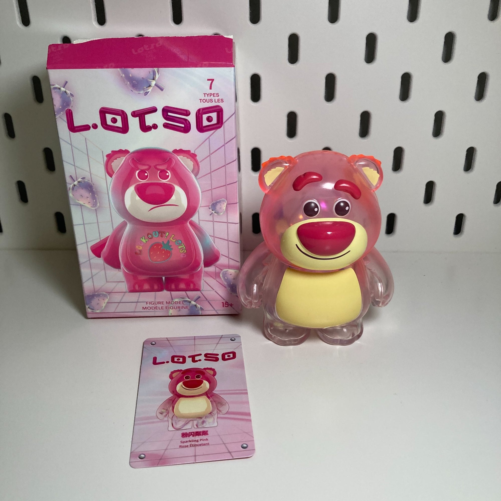 Sparkling Pink Rose Etincelant -Disney Toy Story Variety Lotso Series Blind Box - Miniso - 1