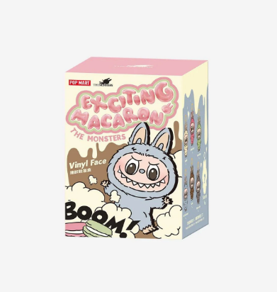  Labubu Single Blind Box - Exciting Macarons Vinyl Face by POPMART - 1