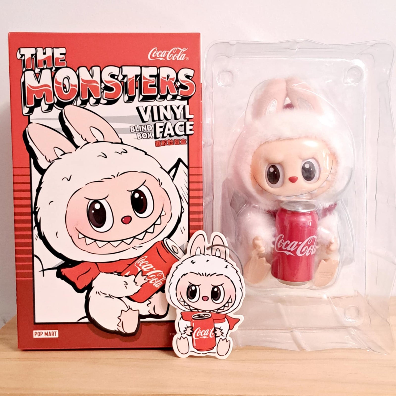 Happy Factor Labubu - The Monsters x Coca-Cola Vinyl Face Plush - 1