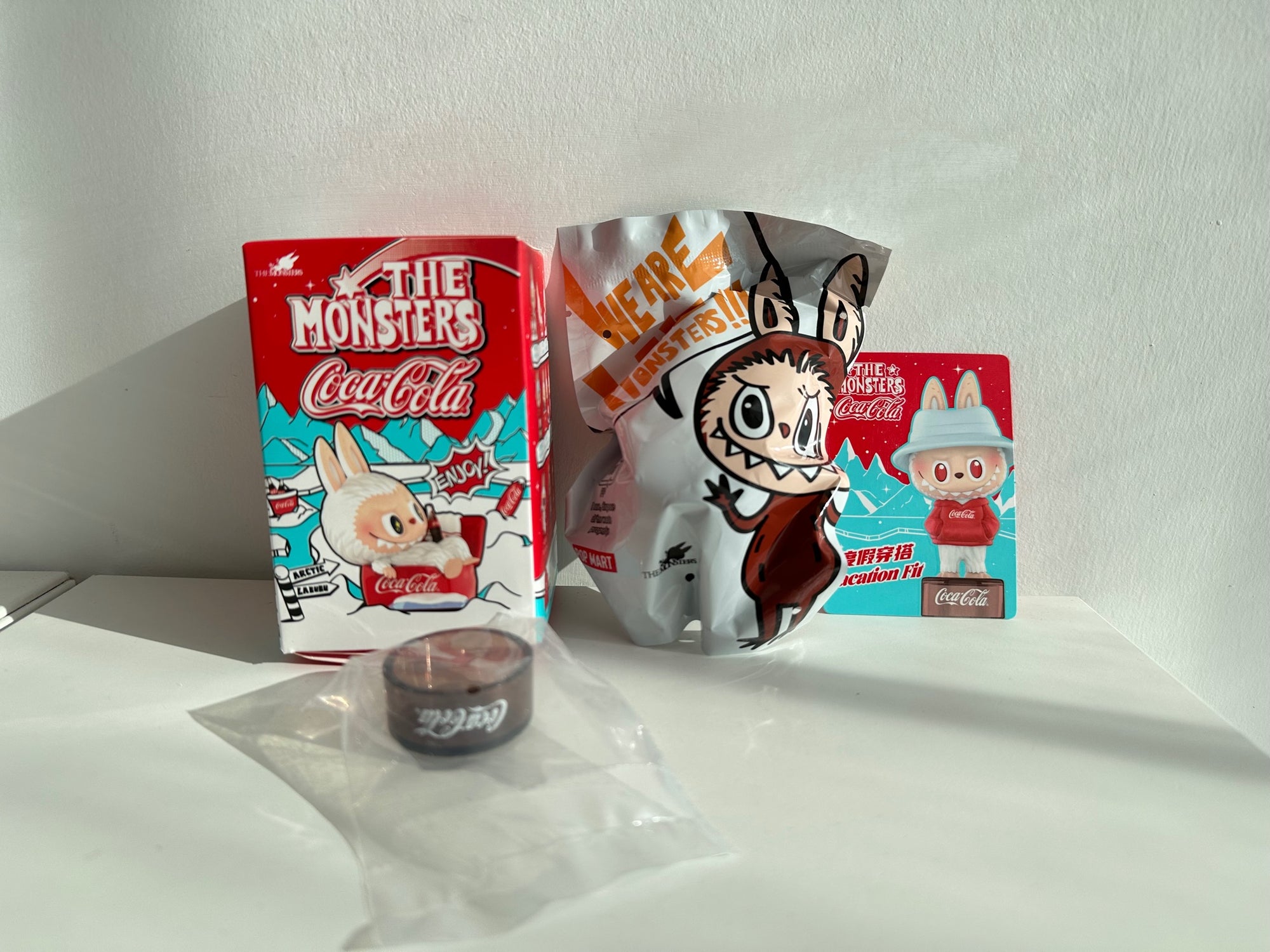 Vacation Fit - Labubu THE MONSTERS COCA-COLA Series Figures by POP MART  - 1