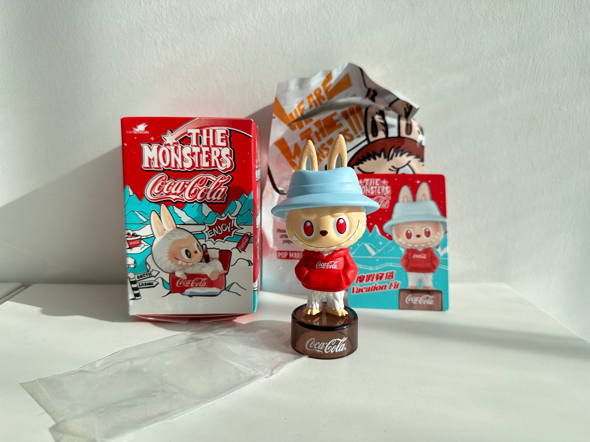 Vacation Fit - Labubu THE MONSTERS COCA-COLA Series Figures by POP MART  - 1