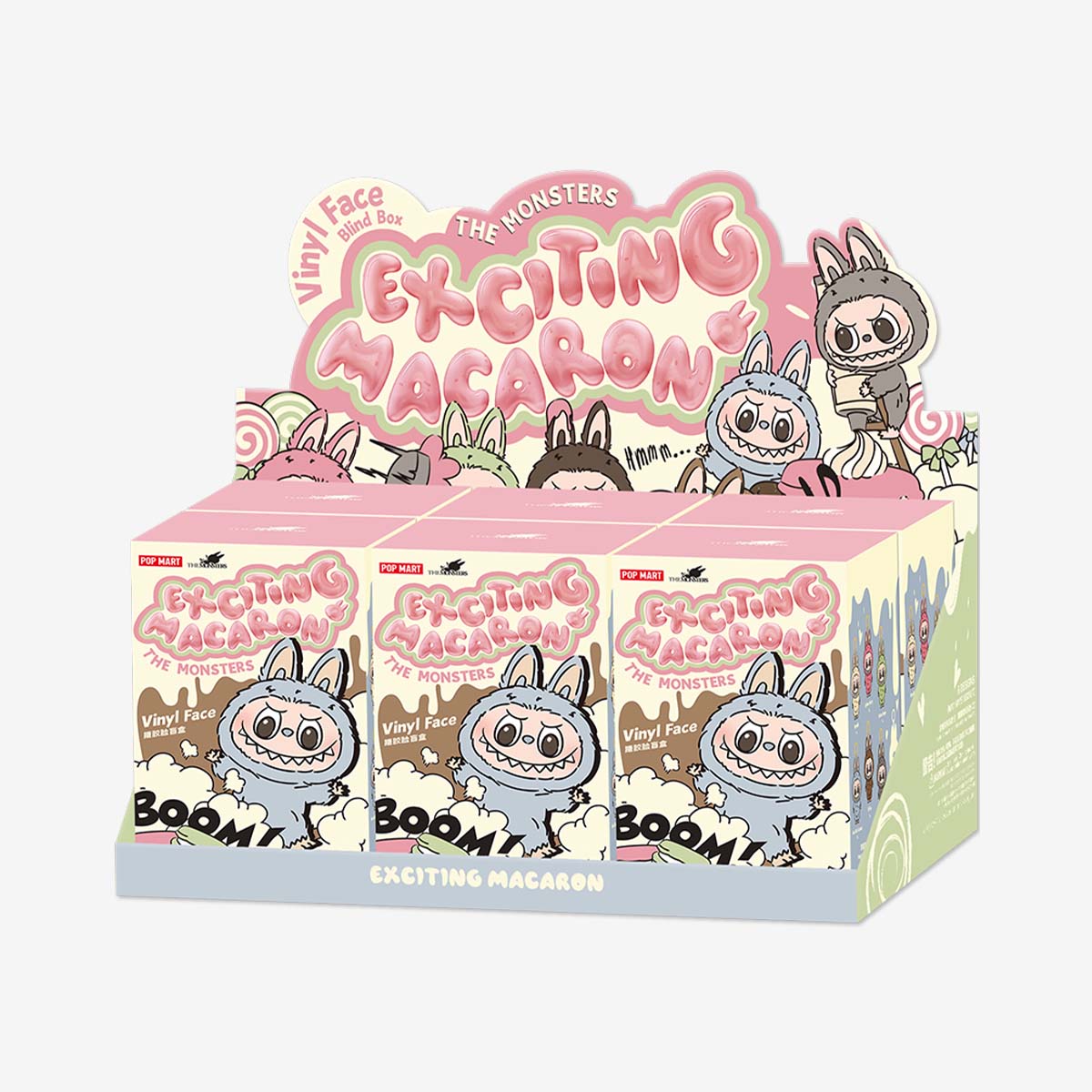 Labubu Exciting Macarons Vinyl Face Single Blind Box by POPMART - 3