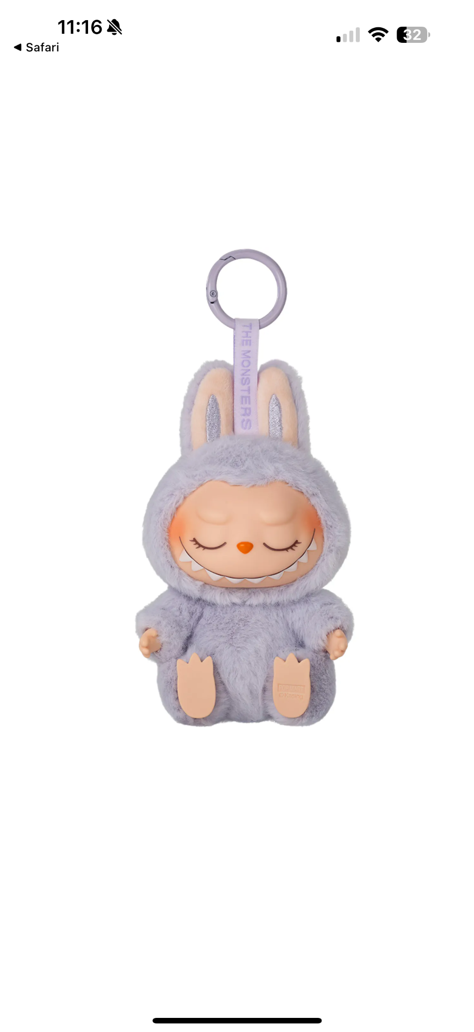 Zizi - Popmart Labubu Have a Seat Vinyl Plush Pendant - 2