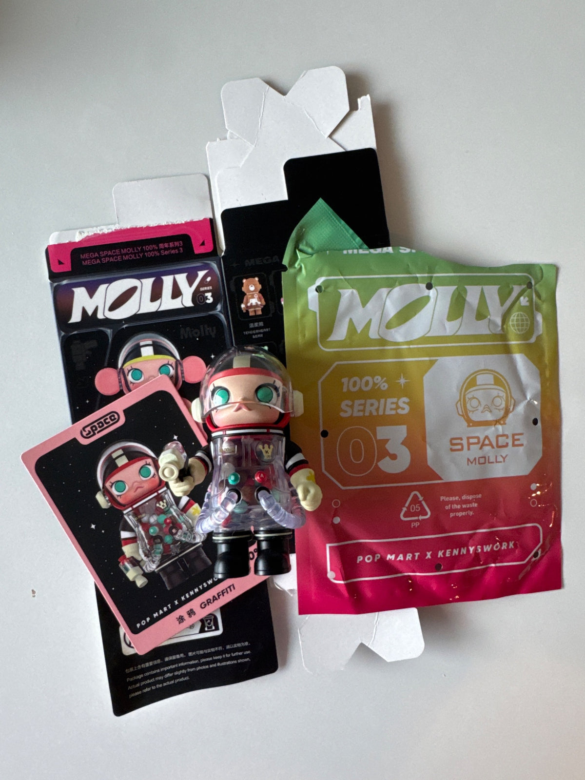 Graffiti - Space Molly Series 3 - POP MART - 2