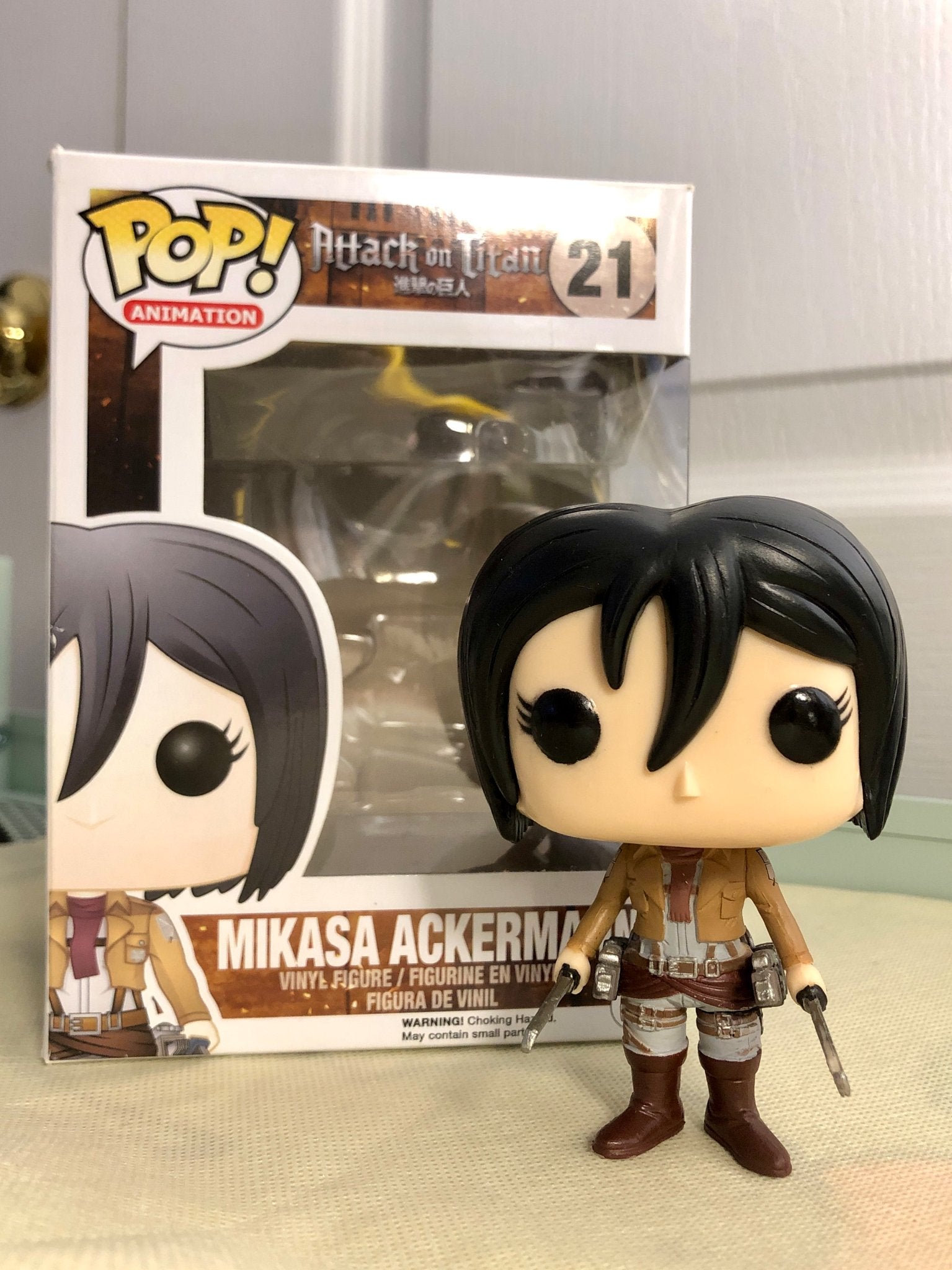 Mikasa Ackermann #21 - Attack on Titan - Funko Pop (Vaulted) - 1